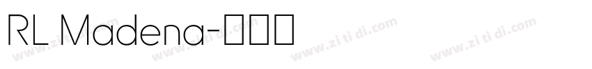 RL Madena字体转换